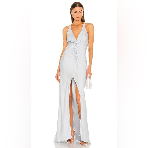 NWT Lovers & Friends Xael Gown in Ice Blue - Picture 1 of 3